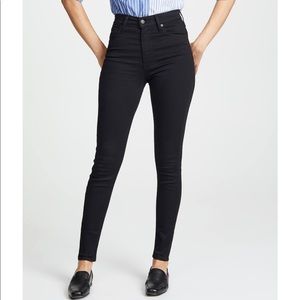 Levi’s Mile High Super Skinny Black Jeans Size 25